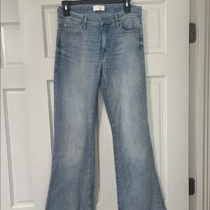 7 for Mankind Dojo Flare Classic Blue Women's Jeans